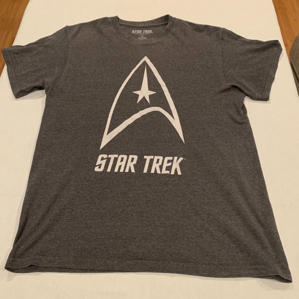 Star Trek T-Shirt- MEDIUM Grey